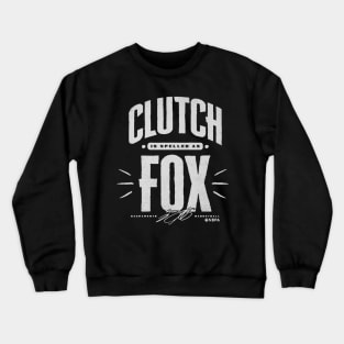 De'Aaron Fox Sacramento Clutch Crewneck Sweatshirt